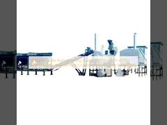 ایستگاه اختلاط آسفالت متحرک XDEM 10TPH 20TPH 40TPH 60TPH کارخانه آسفالت سیار نوار نقاله اسکراپر بهره وری بالا