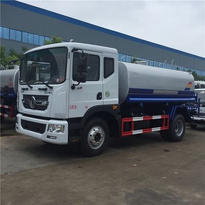 فولاد ضد زنگ کامیون تانکر آب 190HP ، کامیون آب Dongfeng 90 کیلومتر در ساعت