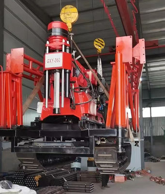 GXY-360 Spindle Rotary Geological Core Drilling Rig Max 500m عمق مهندسی هیدرولیک ماشین حفاری اکتشافات برای سنگ سنگ آب چاه آب آب چاه خاک آبرسان تجهیزات بررسی راه آهن بزرگراه