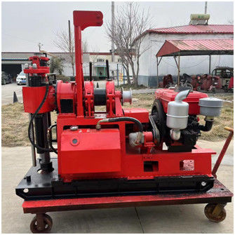 GXY-360 Spindle Rotary Geological Core Drilling Rig Max 500m عمق مهندسی هیدرولیک ماشین حفاری اکتشافات برای سنگ سنگ آب چاه آب آب چاه خاک آبرسان تجهیزات بررسی راه آهن بزرگراه