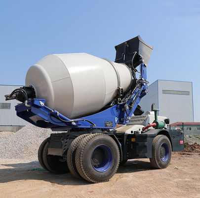خود بارگیری کامیون بتنی مخلوط کننده موتور XDEM 2.4m3 6000 kg