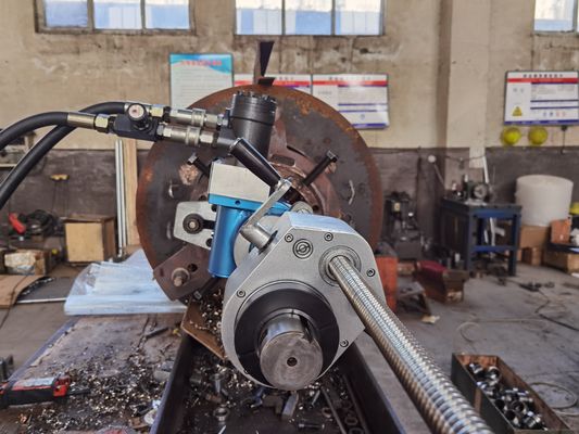 Ce 3kw کنترل از راه دور هیدرولیک خط سوراخ کردن ماشین 65-600mm