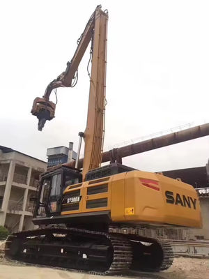 سفارشی 20-60 تن Excavator Piling Boom Extension Boom و بازو با چکش برای حفاری ساختمانی