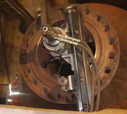 XDEM ID OD Mount Flange Facing Shipyard تعمیرات معدن