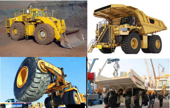 XDEM 260T چاپگر تایر هیدرولیک برای معدن OTR تایر کامیون های معدن تایر 23.5R25 29.5R25 35/65R35 45/68R45