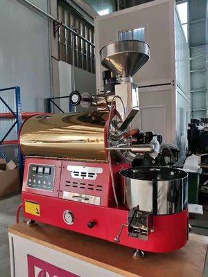 گاز صنعتی 1kg 2kg 3kg 6kg کسب و کار کوچک ماشین سرخ کردن دانه قهوه با LPG LNG مصرف کم خانگی