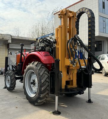 XDEM WL200D 50HP تراکتور نصب شده 220m دستگاه حفاری چاه با قابلیت های گوناگون هیدرولیک آب حفاری