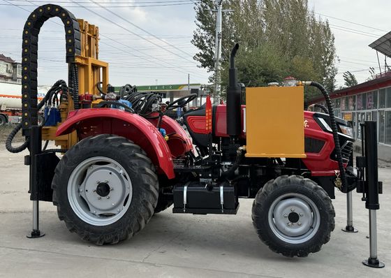 XDEM WL200D 50HP تراکتور نصب شده 220m دستگاه حفاری چاه با قابلیت های گوناگون هیدرولیک آب حفاری