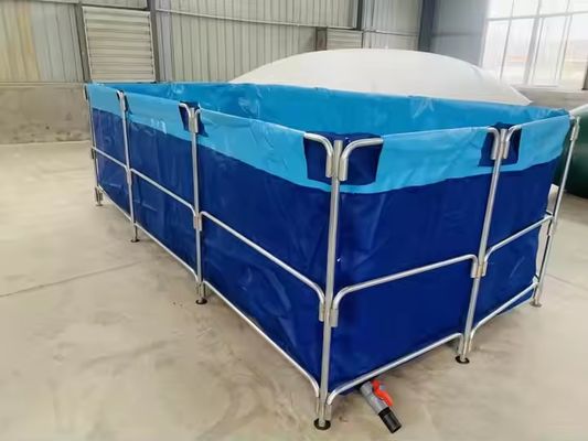 XDEM کشاورزی تاشو PVC مخازن مربع برزنتی فرهنگ مربع حوض ماهی شکل مستطیل برای استفاده در مزرعه ماهی