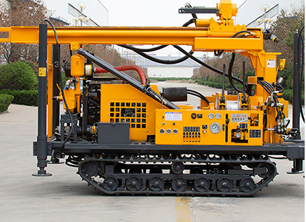 JDL350 500m آب چاه حفاری ریگ سوراخ عمیق خزنده هیدرولیک اکتشاف هسته