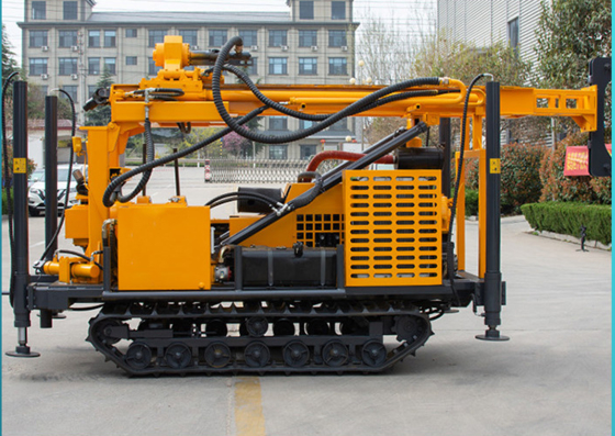 JDL350 500m آب چاه حفاری ریگ سوراخ عمیق خزنده هیدرولیک اکتشاف هسته