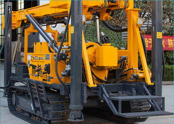 JDL350 500m آب چاه حفاری ریگ سوراخ عمیق خزنده هیدرولیک اکتشاف هسته