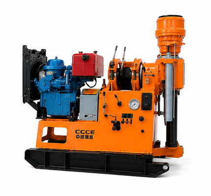 XDEM Chongtan XY-2B Spindle Type Core Drilling Rig 530m ماشین حفاری اکتشافات زمین شناسی Max 300mm سوراخ آب خوب خمیر میکرو استیل حفاری Rig با دیزل و برق دوگانه قدرت