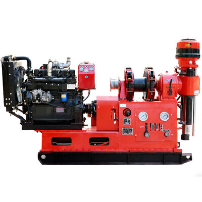 GXY-360 Spindle Rotary Geological Core Drilling Rig Max 500m عمق مهندسی هیدرولیک ماشین حفاری اکتشافات برای سنگ سنگ آب چاه آب آب چاه خاک آبرسان تجهیزات بررسی راه آهن بزرگراه