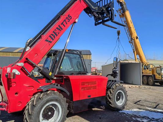 TeleHandler ، بارگذاری تلسکوپی ، 3 تن 7m 14m ، 18m تلسکوپی فولکلفت