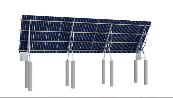 گالوانیزه زمین نصب پانل خورشیدی براکت و ضد سرقت قفل امن، مناسب 300W-20kW ماژول های PV تجهیزات نصب فتوولتائیک بیرونی