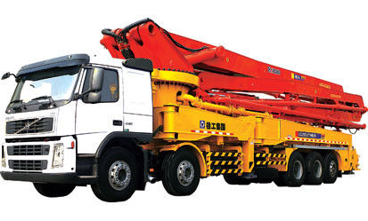 94m / H 279kw کامیون سوار پمپ بتن ماشین آلات راه سازی