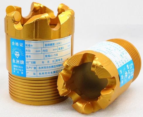 بیت هسته PDC ضد سایش برای سنگریزه ، مته PDC با قطر 75 میلی متر